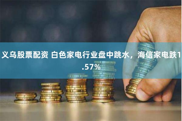 义乌股票配资 白色家电行业盘中跳水，海信家电跌1.57%