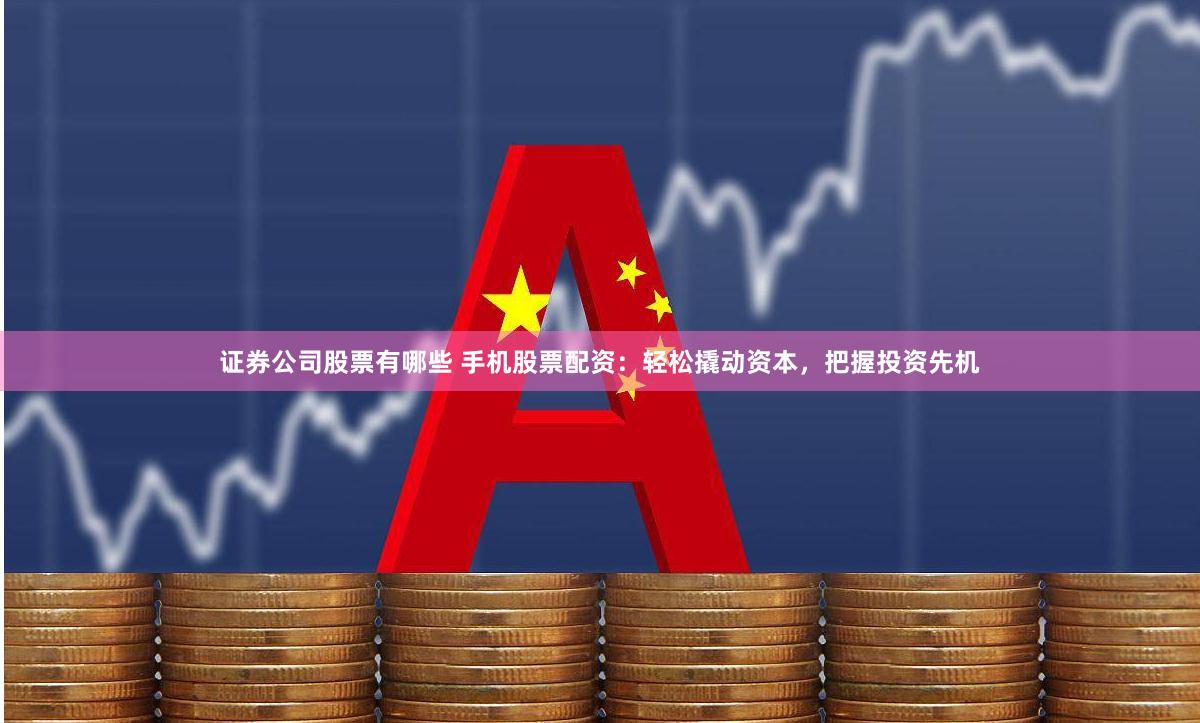 证券公司股票有哪些 手机股票配资：轻松撬动资本，把握投资先机