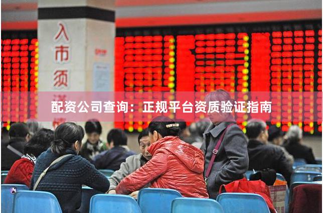 配资公司查询：正规平台资质验证指南